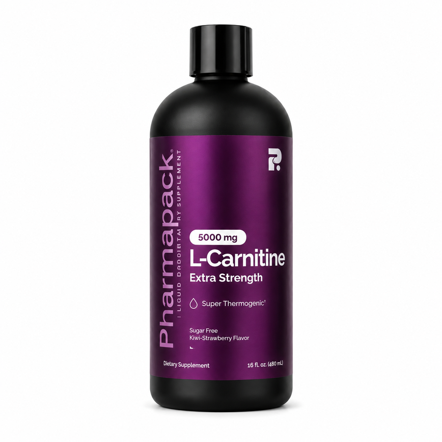 L-Carnitine 5000mg Liquid – Kiwi-Strawberry, Energy Metabolism & Fat Burning Support